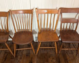 Plank Bottom Chairs