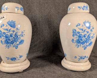 Blue & White Ceramic Jars