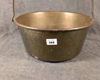 Brass Apple Butter Bucket