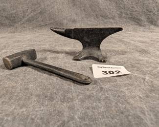Mini Anvil & Hammer