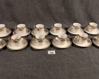 Demitasse Cups & Saucers
