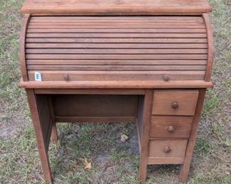 Child's Sized Roll Top Desk