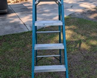 One of several ladders in this sale