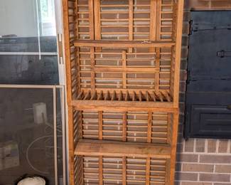 Shelves Made from Mexican Chicken Cages