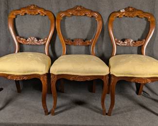 Victorian Balloon Back Chairs