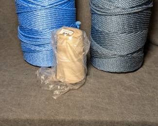 Several Large Spools of Rope and Twine in this auction