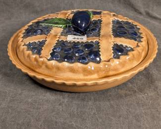 Plum Pie Ceramic Pie Plate