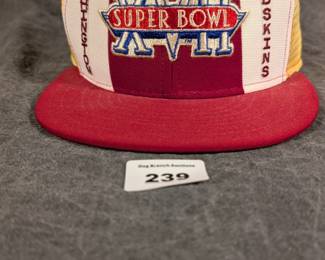 Jeff Hayes Signed Superbowl Hat