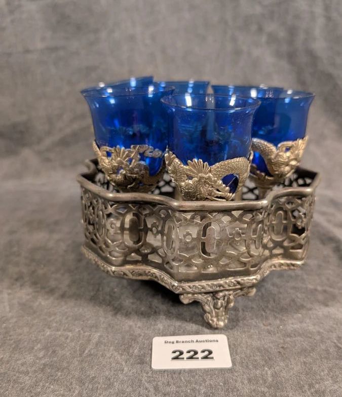 Cobalt Dragon Glassware