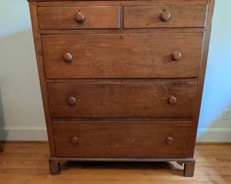 Likely Piedmont NC Federal 2 over 3 Chest of Drawers