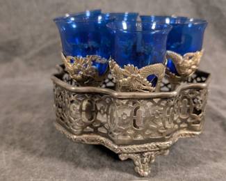 Cobalt Dragon Glassware
