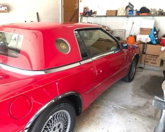 1989 Chrysler TC Maserati 30,200 miles $10,995.00