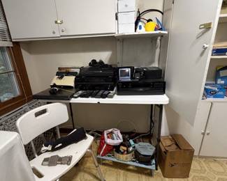 Electronics, VHS , radio, Coin boxes