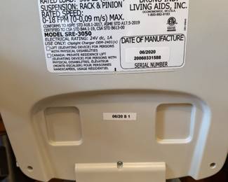 Pre-Sale Items - One of two stairlifts