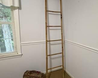Six bar bamboo blanket ladder