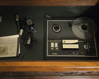 Magnavox Astro-Sonic Stereo Hi-Fidelity Console with Reel-to-Reel and Turntable