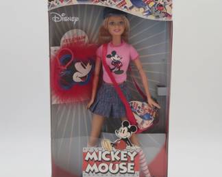 Barbie Loves Mickey Mouse Barbie Doll 2004 Pop Culture Collection