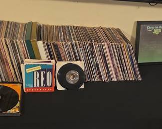 Assorted Vinyl Records Collection