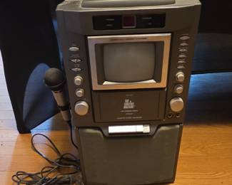 The Singing Machine STVG-500 CD+G Karaoke Player with Built-in 5.5" CRT Screen