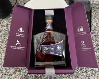 Unopened bottles of liqour