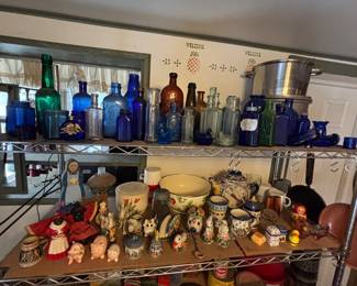 Cobalt bottles 