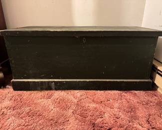 Painted blanket chest