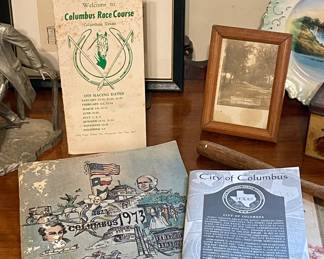 1978 COLUMBUS RACE COURSE PROGRAM, COLUMBUS HISTORICAL MARKER GUIDE