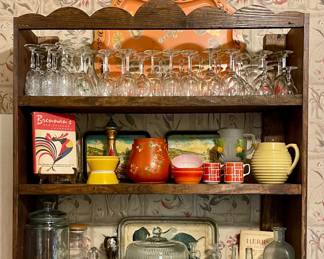 SHELF, POTTERY