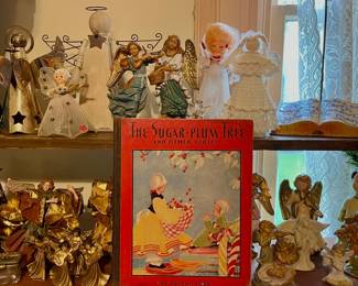 VINTAGE SUGAR PLUM TREE BOOK, ANGELS
