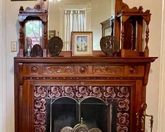 BRASS FIREPLACE SCREEN