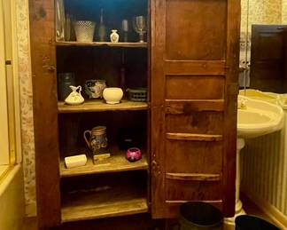 VASES AND POTTERY, VINTAGE TRASH CANS