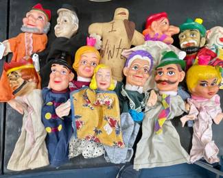 VINTAGE HAND PUPPETS