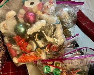 VINTAGE CHRISTMAS ORNAMENTS