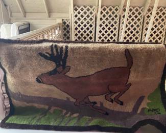 VINTAGE DEER TAPESTRY