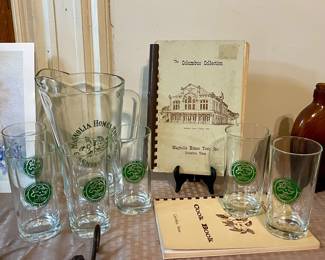 MAGNOLIA HOMES TOUR PITCHER AND GLASSES, LOCAL COOKBOOKS