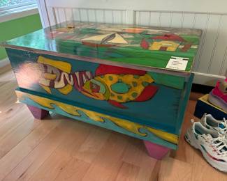 Hand Painted Chest