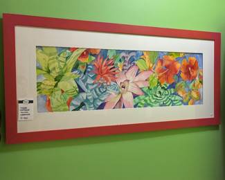 Signed Stephanie Pollock Watercolor