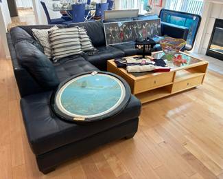 Clothing, Palliser Furniture Blue Sectional, Wall Art