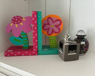 Floral Bookends