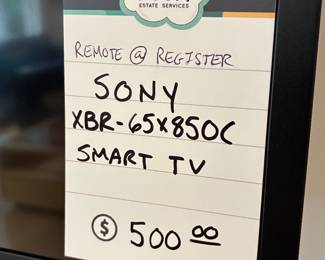Sony XBR-65x850C Smart Tv