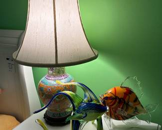 Art Glass, Decorative Table Lamp