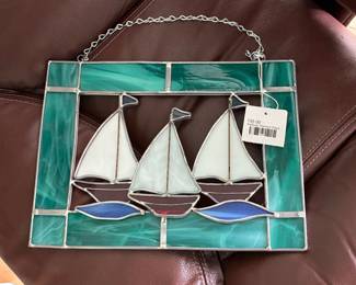 Sailboat Stained Glass