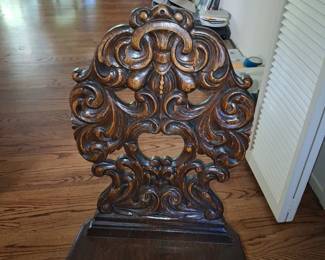 Antique Hand-Carved Swiss Tyrolean Chair