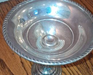 Silver Plated Footed Compote Dish by Sheridan