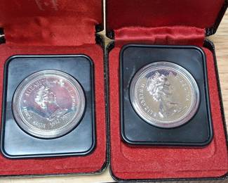 Canada Silver Jubilee Commemorative Coins - 1952-1977