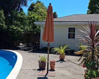 Brown Patio Umbrella