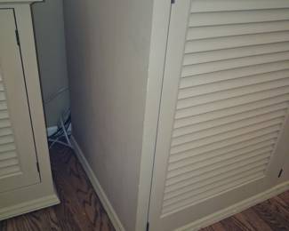 Custom Built Louvered Media Console/Sideboard