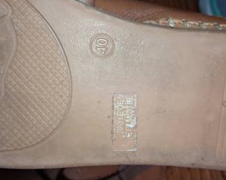 Athena Pacific Brown Leather Crisscross Front Comfort Sandals