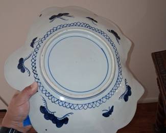 Imari Porcelain Butterfly-Shaped Charger