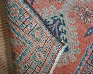 Vintage Turkish Oushak Runner Rug